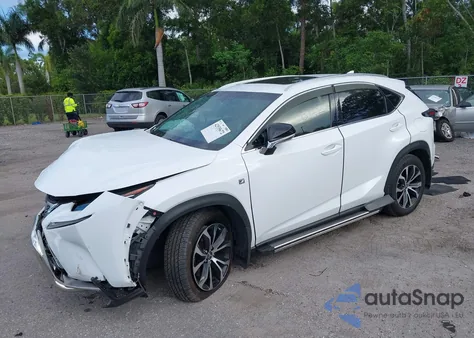 2016 Lexus Nx F Sport from USA, damaged, VIN JTJBARBZ8G2049884